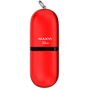 Накопитель Flash Maxvi 32GB FD32GBUSB20C10SF red USB 2.0