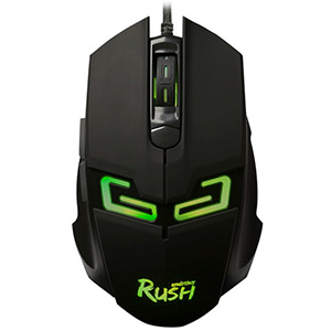 Мышь Smartbuy RUSH Storm SBM-916G-K black, игровая, 3200dpi, 6 кнопок, USB