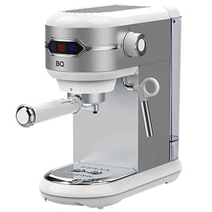 Кофеварка BQ CM3001 стальная-белая