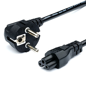 Кабель питания ATCOM AT15270 разъем CEE 7/7 - IEC 320 C5 3*0,75 мм. кв. (1,8м)