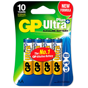 Батарейка GP LR6 Ultra Plus, блистер 4шт.