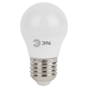 Лампа светодиодная  ЭРА LED P45-7w-840-E27 холодный свет