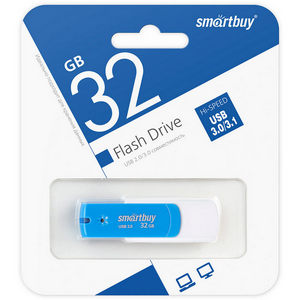 Накопитель Flash Smartbuy 32Gb Diamond Blue (SB32GBDB-3) USB 3.0