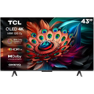 Телевизор TCL ЖК 43C655 QLED (4K) Android TV (Китай)