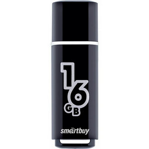 Накопитель Flash Smartbuy 16Gb Glossy series Black (SB16GBGS-K)