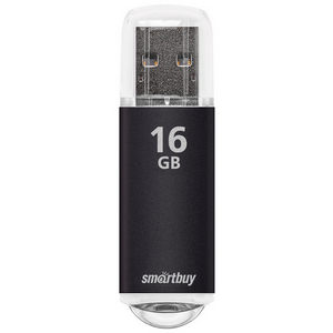 Накопитель Flash Smartbuy 16Gb V-Cut Black (SB16GBVC-K)