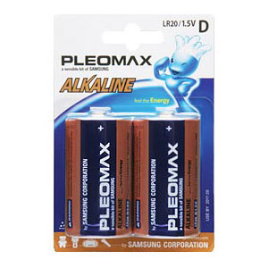 Батарейка PLEOMAX LR20 (Samsung)
