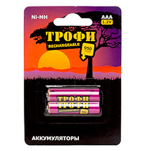 Аккумулятор ТРОФИ HR03 (NiMh, 950мАч)