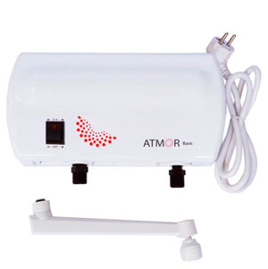 Водонагреватель проточный Atmor Basic 3,5 кВт (кран)
