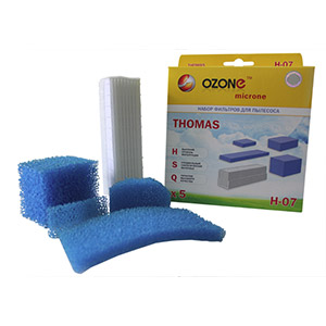 Набор фильтров OZONE H-07 HEPA (для пылесосов Thomas)