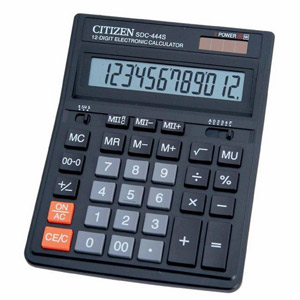 Калькулятор Citizen SDC 444S
