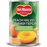 Компот Дель Монте 420г персики половинки в сиропе