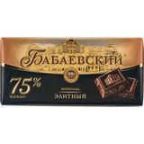 Шоколад Бабаевский 200г Элитный 75%