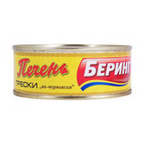 Печень трески Беринг 240г по-мурмански ж/б
