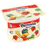 Йогурт Растишка 110г 3% клубника
