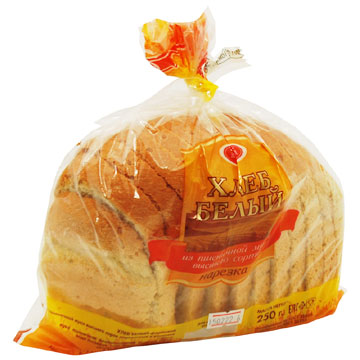 Хлеб белый в/с 250г в нарезке Колос