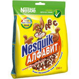 Завтрак готовый Несквик 250г Алфавит шоколадный пакет