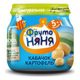 Пюре Фруто Няня 80г кабачок/картофель