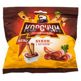 Сухарики Три корочки 60г ржаные бекон с кетчупом хайнц
