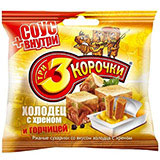 Сухарики Три корочки 60г ржаные хрен/холодец/горчица