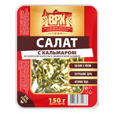 Салат из мор.капусты ВРК 150г с кальмаром в майонезной заливке