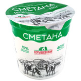 Сметана 400г 15% (Серышевский)