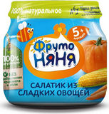 Пюре Фруто Няня 80г салатик из сладких овощей