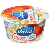 Творог Валио 140г 3,5% с персиком