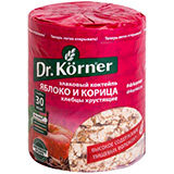 Хлебцы Доктор Корнер 90г злаковый коктейль яблоко/корица