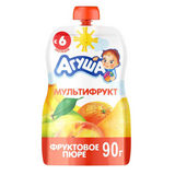 Пюре Агуша 90г мультифрукт п/п