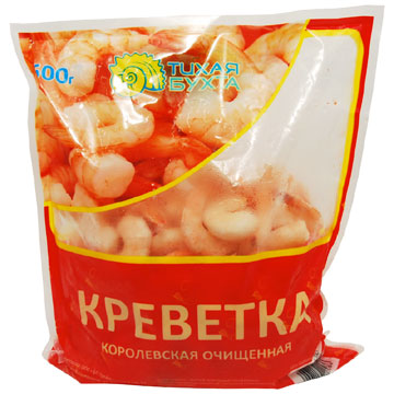 Креветка 30/50 очищ. с хвостом 500г