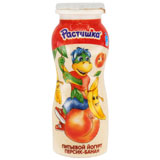 Йогурт Растишка питьевой 90г 1,6%  Персик-банан