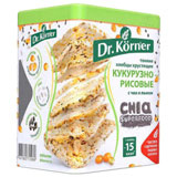Хлебцы Доктор Корнер 100г кукурузно-рисовые с чиа и льном