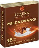 Шоколад Озера 90г Милк анд Оранж 38% какао