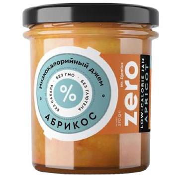 Джем Мистер Джемиус Зеро 270г абрикос с/б