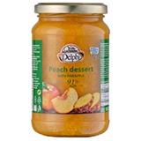 Десерт Дельфи 360г персиковый с ананасом