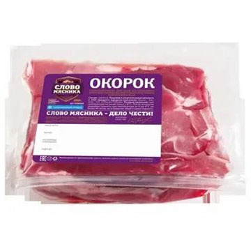 Окорок свиной б/к с/м Слово мясника