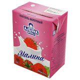 Молочный коктель Азбука молока 200мл 1,5% малина