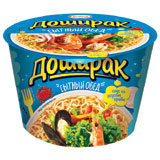 Лапша Доширак 110г Сытный обед морепродукты