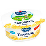 Паста творожная Савушкин 120г 3,5 % Ананас