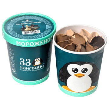 Мороженое 33 Пингвина 330г Тройной шоколад