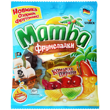Мармелад Мамба 70г команда пиратов