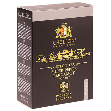 Чай Челтон 100г черный с бергамотом