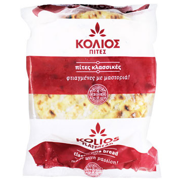 Пита греческая кукурузная Колиос 80г*10