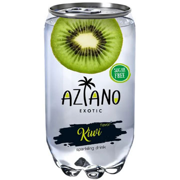 Напиток Азиано 0,35л Киви газ. б/а п/б