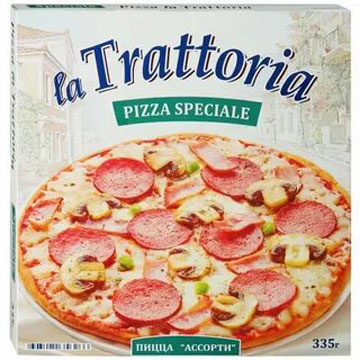 Пицца Ла Тратториа 335г ассорти