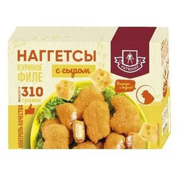 Наггетсы с сыром 310г Ратимир