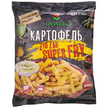 Смесь Ливианта 400г картофель Фри Зиг Заг