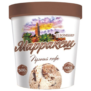 Мороженое Марракеш 500г Пряный кофе ведерко