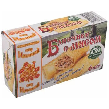Блинчики Продукт от Ильиной 360г с мясом